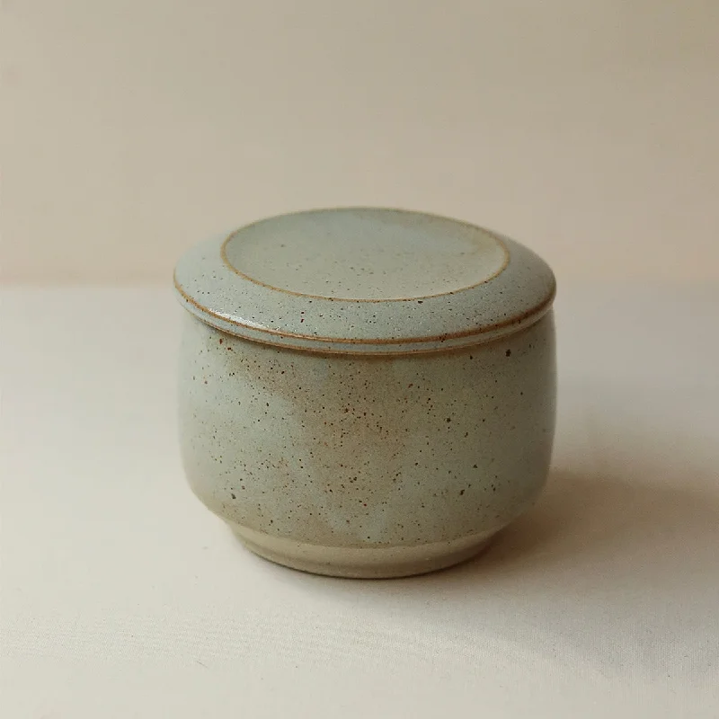 Pottery West Powder Lidded Jar