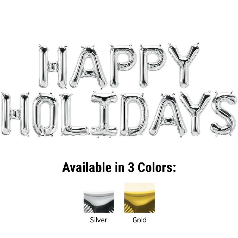 16 inch HAPPY HOLIDAYS - NORTHSTAR LETTERS KIT (AIR-FILL ONLY)