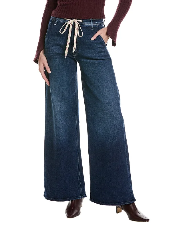 MOTHER Drawn Undercover Prep Sneak High-Rise Mind Games Wide Leg Jean