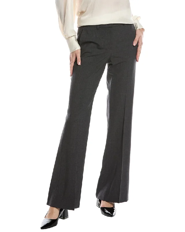 Theory Demitria Wool-Blend Pant