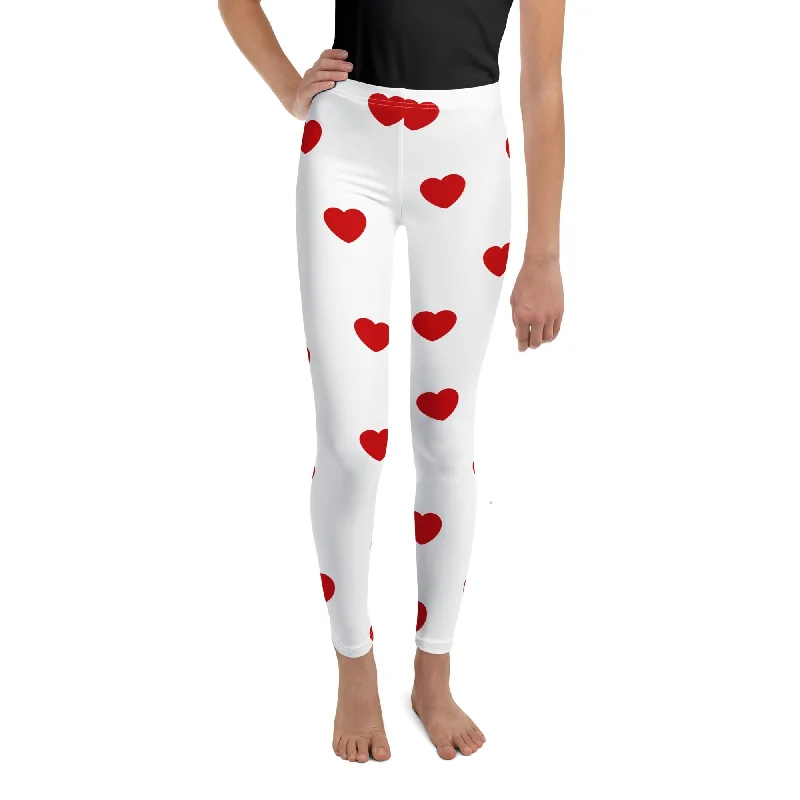 Red Hearts Youth Leggings