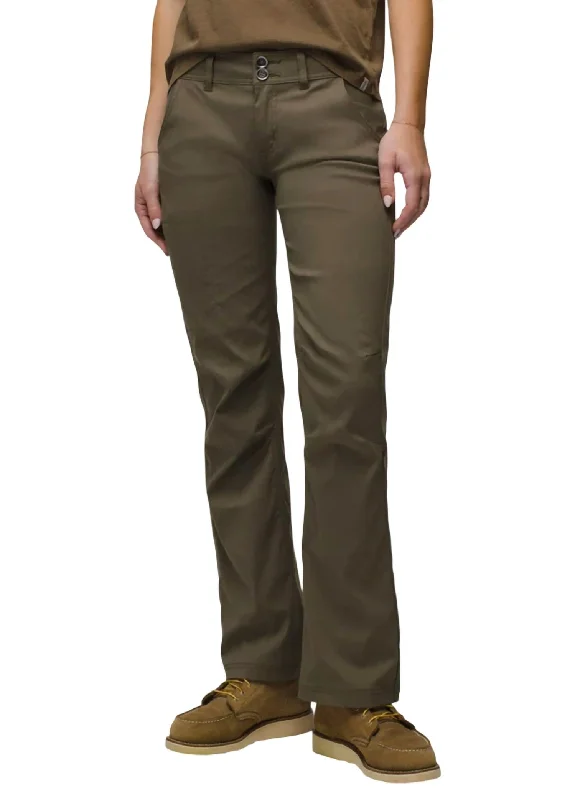 Halle At Skinny Pant In Slate Green