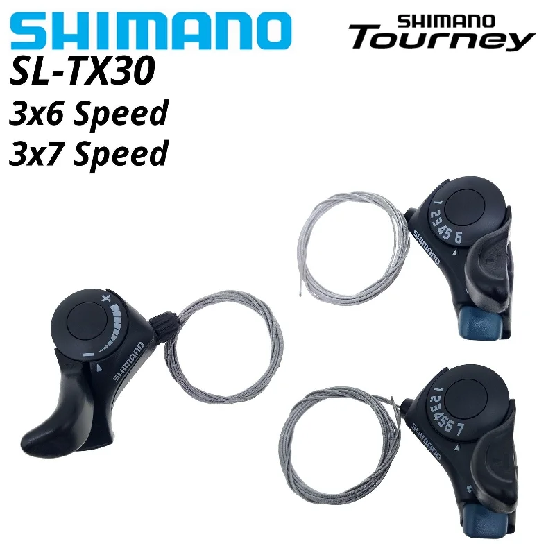 Shimano Tourney SL TX30 Bicycle Shift Lever 6 7s 18 21 Speed  tx30 Shifters Inner Gear Cable Included