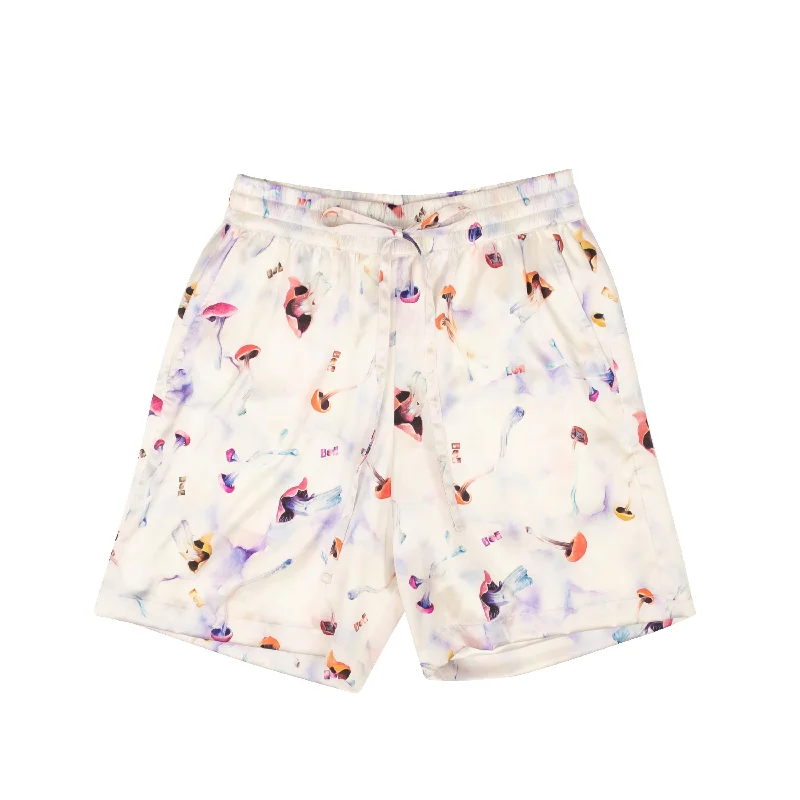 Psychworld X Nahmias Mushroom Shorts - White