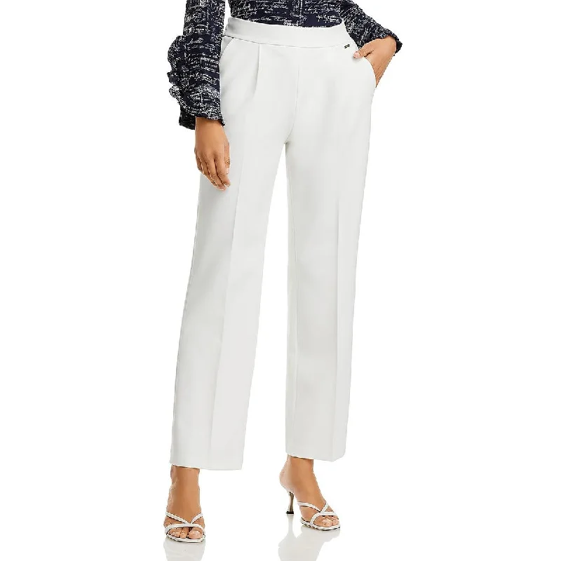 Womens Wide Leg Pull On Dress Pants