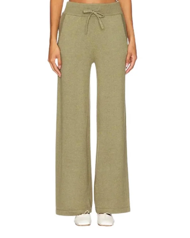 Sweater Pant In Moss