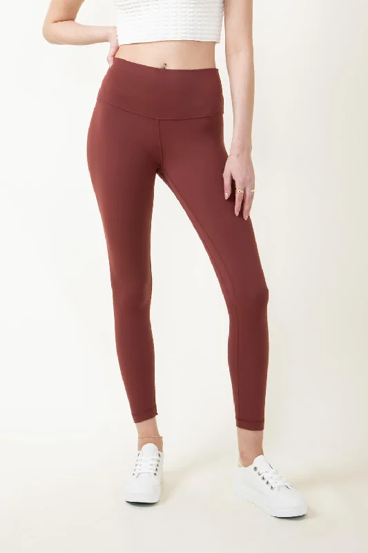 Love Tree Contour Leggings for Women in Beetroot | 6735PH-BEETROOT