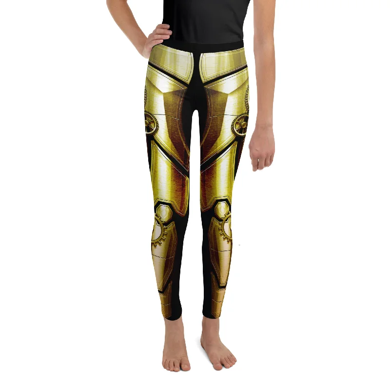 Golden Machine Youth Leggings