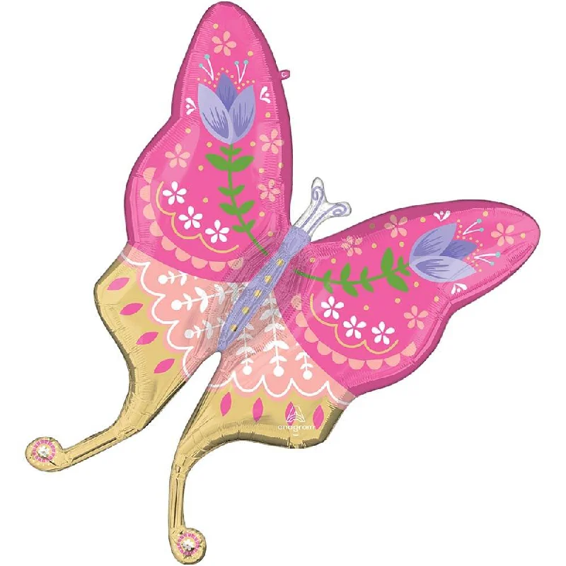 33 inch SPRING CHEER BUTTERFLY SUPERSHAPE