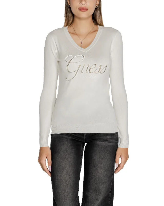 Guess  Women's Logo Sweater - White