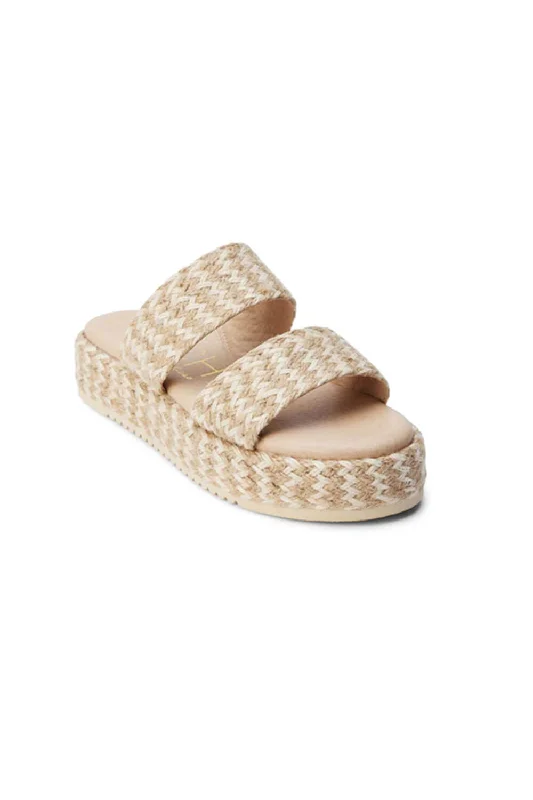 Beach by Matisse Borderline Jute Platform Sandals for Women in Natural | B-BORDERLINE-NAT MULTI