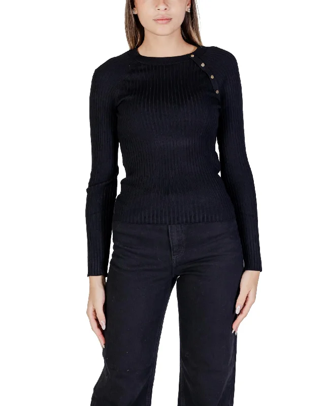 Only  Women's Ribbed Knitted Jumper  Black