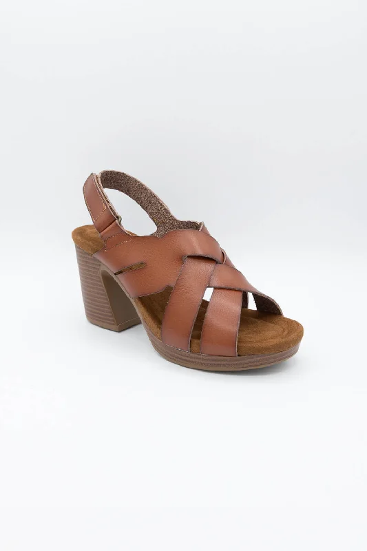 Pierre Dumas Morgen Wood Wedges for Women in Tan | 27541-120 NEW TAN