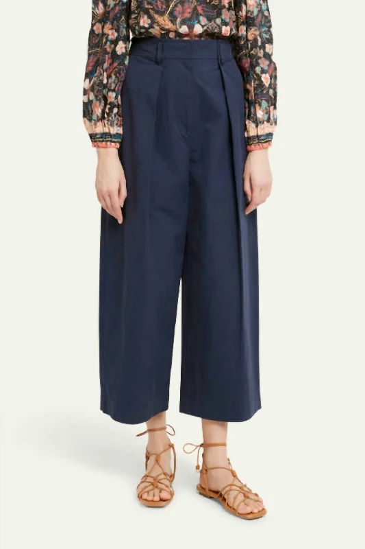 Emery Pants In Midnight Blue