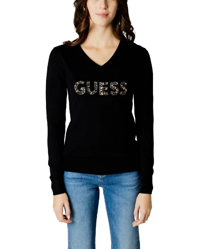 Guess  Women's Logo Sweater - Black