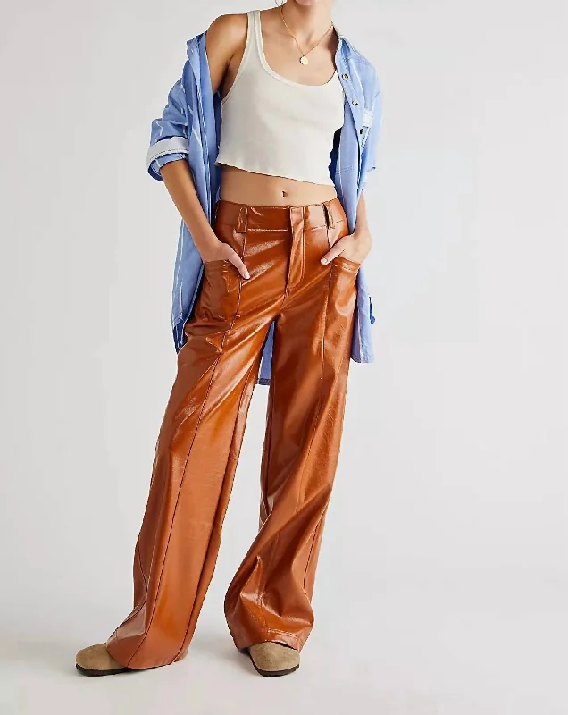 Chrissy Pants In Cognac