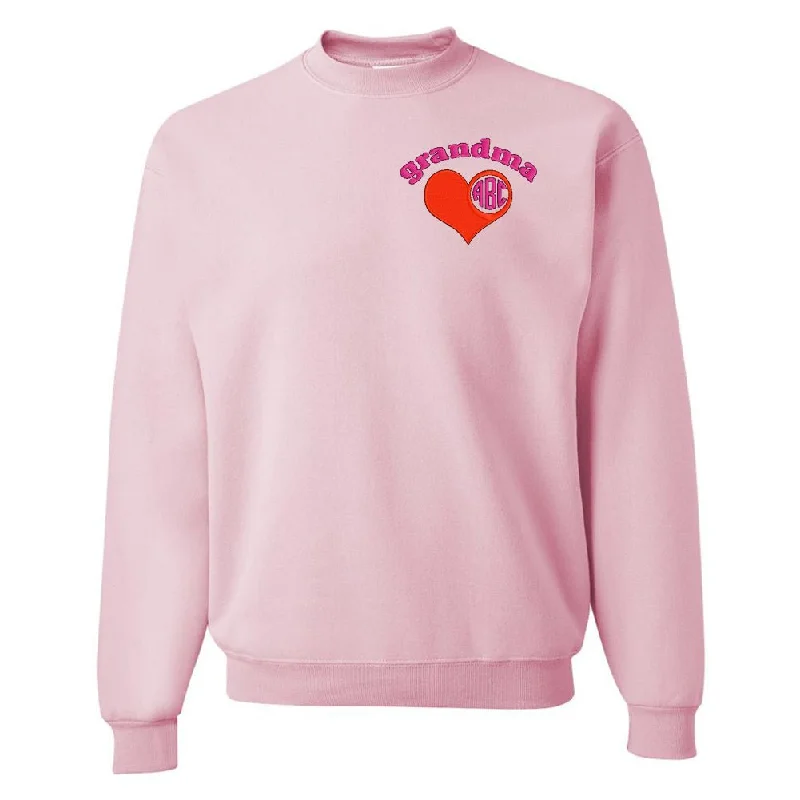 Monogrammed Grandma Crewneck Sweatshirt