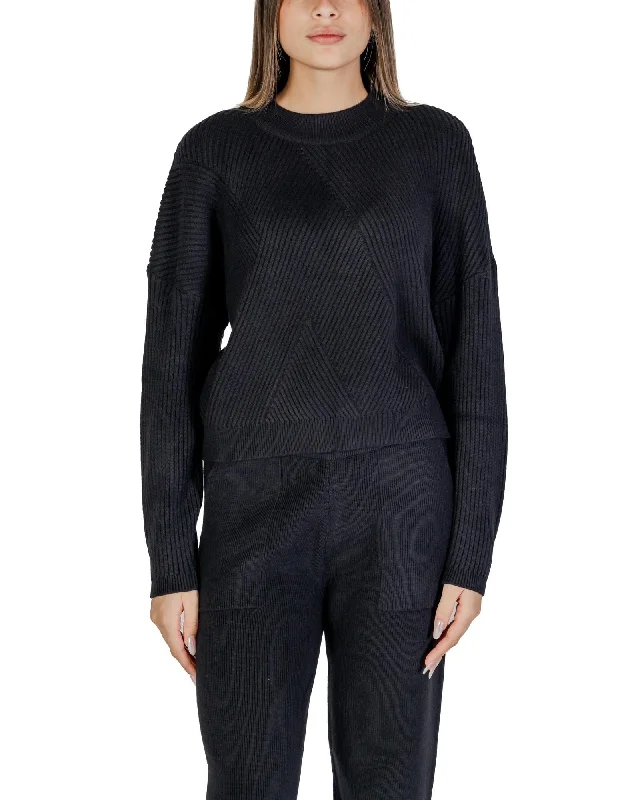 Clere Cler Womens Ribbed Knit Sweater