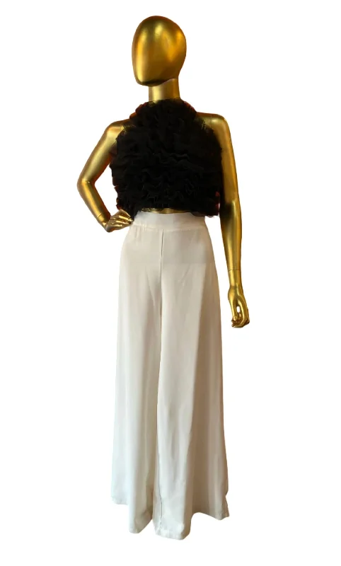 Wide Leg Pant In White