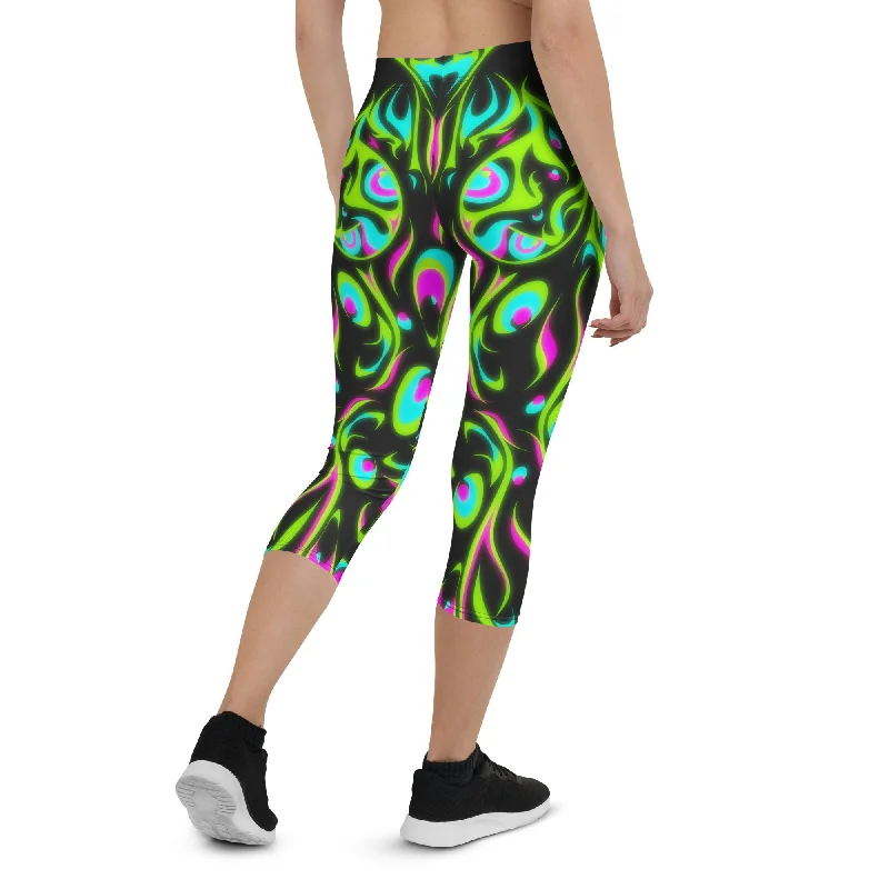 Neon Frenzy Capris