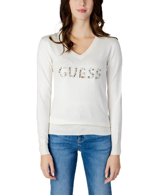 Guess  Women's V-Neck Embellished Sweater