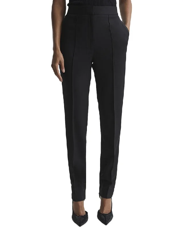 Reiss Sofia Tapered Wool-Blend Tuxedo Trouser