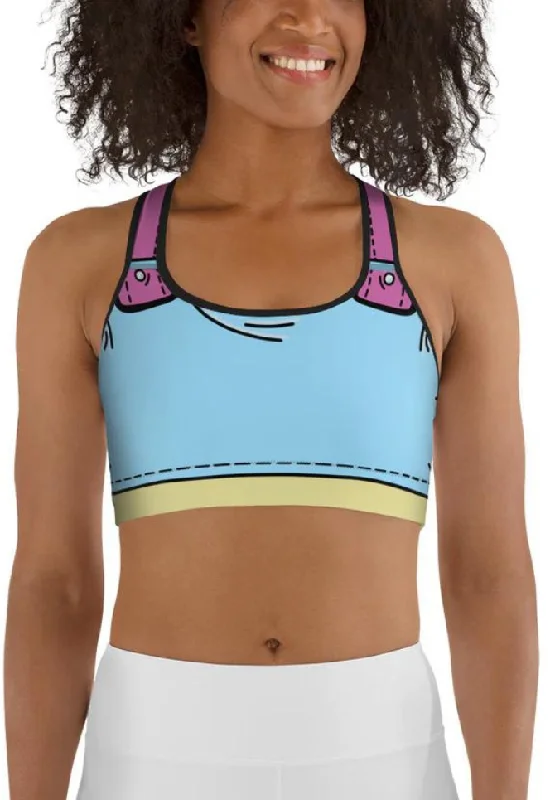 Cartoonized Sports Bra