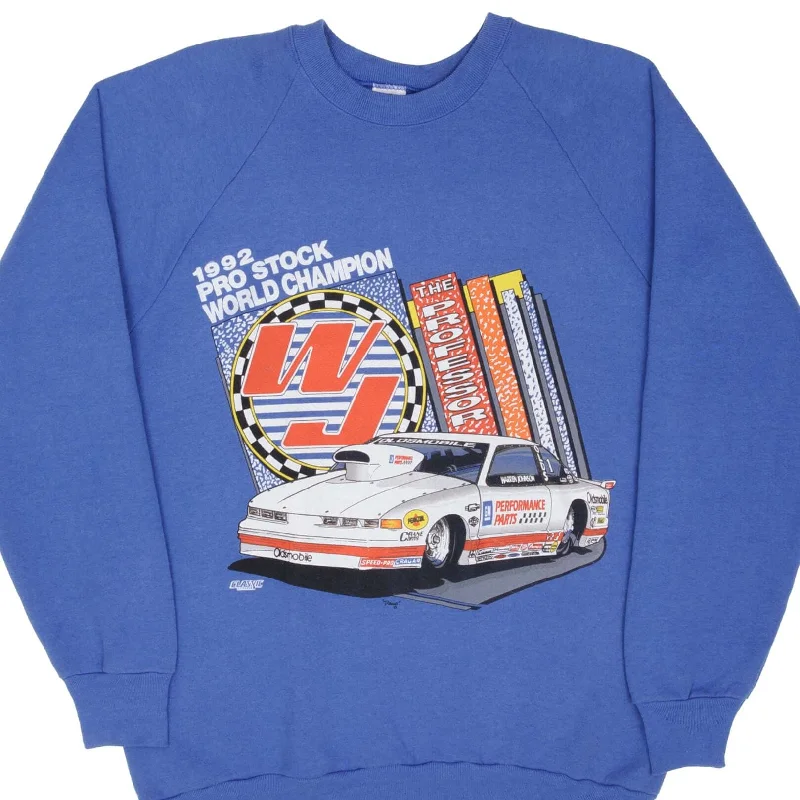 VINTAGE PRO STOCK RACING WARREN JOHNSON CHAMPION 1992 SWEATSHIRT LARGE MADE USA