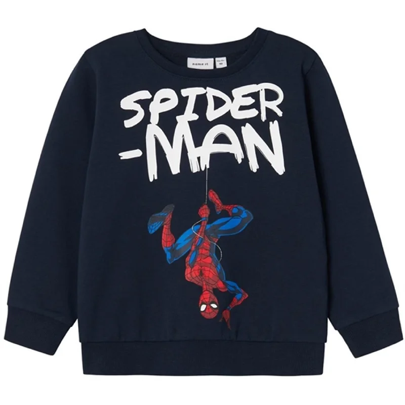 Soft Fabrics Name it Dark Sapphire Matias Spider Sweatshirt