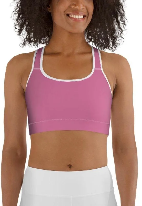 Casual Choice Bubblegum Pink Sports Bra