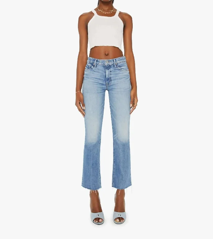 Comfortable Wear Outsider Flood Fray Wash In Are We There Yet