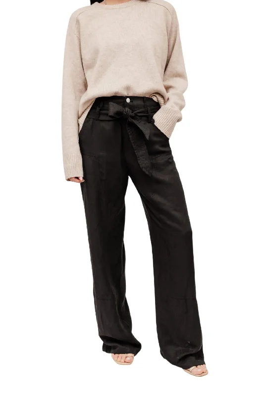 Design Must-have Bo Cupro Pant In Black