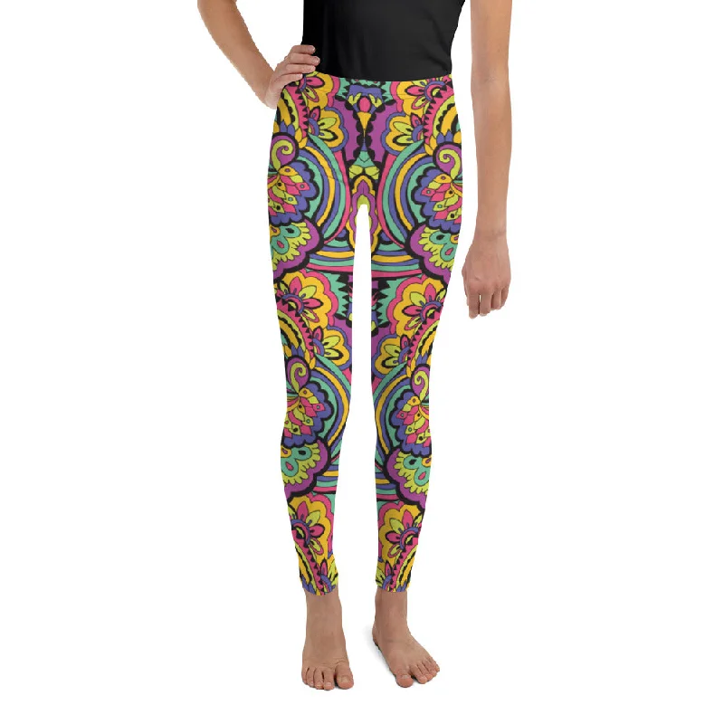 Fashion Expert Colorful Fun Pattern Youth Leggings