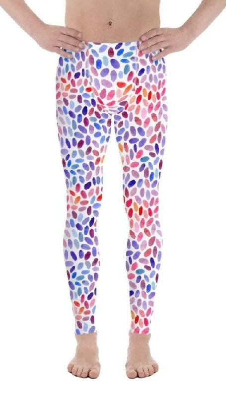 Urban Design Sense Watercolor Dot Men's Leggings