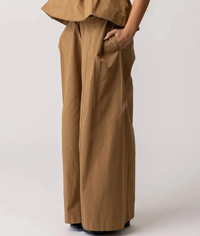 High Street Series Tove Pant In Mocha