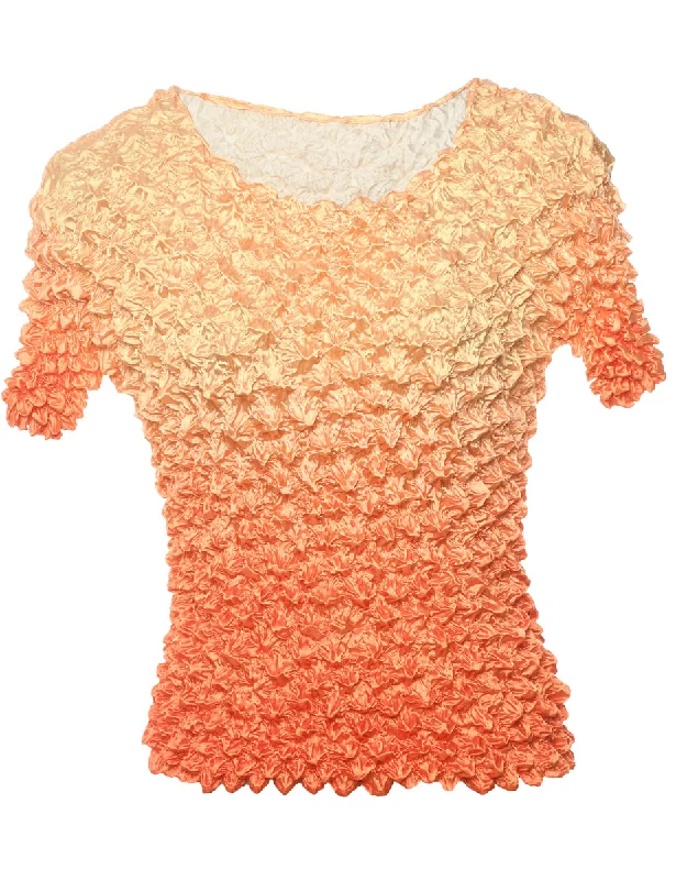 Y2K Crinkle Top - S