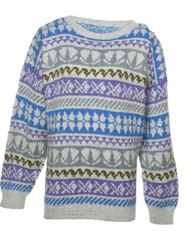 Patterned Jumper - L