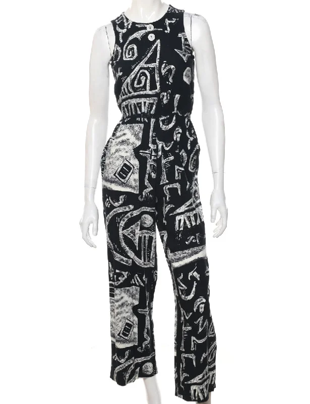 Sleeveless Jumpsuit - S