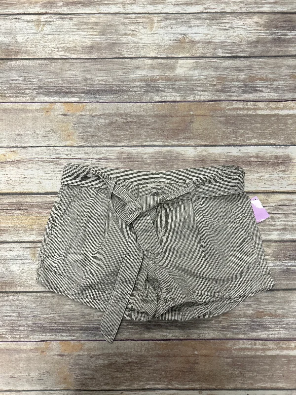 Striped Pattern Shorts 7 For All Mankind, Size 12